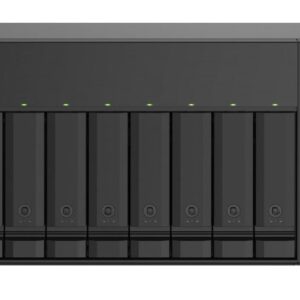QNAP TS-832PX-4G 8-Bay NAS, AL324 64-bit quad-core 1.7GHz, 4GB DDR4 SODIMM RAM(1 x 4GB, max 16GB), 8 x 3.5"/