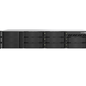 QNAP TS-855eU-RP-8G, 2U short-depth rackmount NAS with 8-core computing power, Intel Atom C5125 8-core