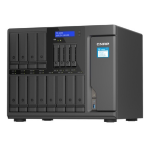 QNAP TS-1655-8G, Intel Atom C5125 8-core processor, 2.8GHz, 8 GB UDIMM DDR4 (max 128GB), 12 x 3.5-inch + 4 x
