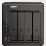 QNAP TS-453E-8G, 4-bay desktop NAS, Intel Celeron J6412 4C 2.0GHz, burst 2.6GHz, onboard 8GB RAM, 2 x HDMI
