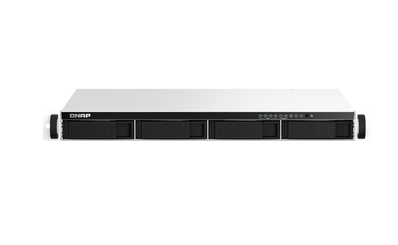 QN17018 QNAP TS-464eU-8G, 4-bay 1U short depth 12" rackmount NAS, Intel Celeron N5105/N5095 quad-core, burst up to