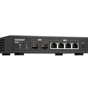 QNAP QSW-2104-2S, 2 ports 10GbE SFP+, 5 ports 2.5GbE RJ45, unmanaged switch, 2 Years WTY