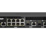 QNAP QSW-M2108R-2C, 8 port 2.5Gbps, 2 port 10Gbps SFP+/ NBASE-T Combo, web managed switch, rackmount design,