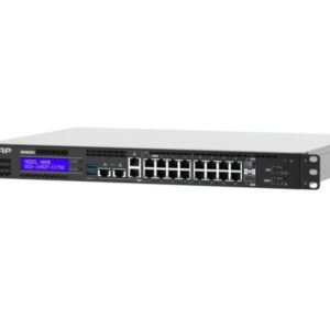 QNAP QGD-1602P-C3558-8G Smart Edge PoE Switch with 2.5GbE and 10GbE Capability for the Wi-Fi 6 & SD-WAN