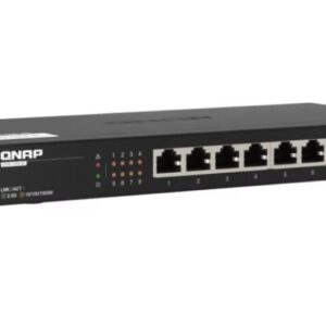 QNAP QSW-1108-8T, 8 port 2.5Gbps auto negotiation (2.5G/1G/100M), unmanagement switch, 2 Yr WTY