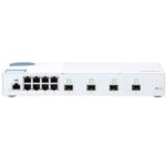 QNAP QSW-M408S, 8 port 1Gbps, 4 port 10GbE SFP+, web management switch, 2 Years RTB