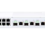 QNAP QSW-M408-4C, 8 port 1Gbps, 4 port 10G SFP+/ NBASE-T Combo, web management switch, 2 Years RTB
