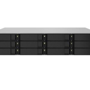 QNAP TS-1232PXU-RP-4G 12-Bay 2U rackmount NAS Cortex-A57 quad-core 1.7GHz CPU, 4GB DDR4 UDIMM RAM (max 16GB),