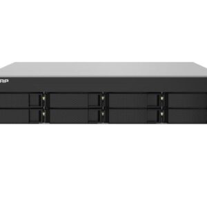 QNAP TS-832PXU-4G 8-Bay 2U rackmount NAS Cortex-A57 quad-core 1.7GHz CPU, 4GB DDR4 UDIMM RAM(max 16GB), SATA
