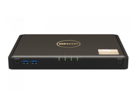 QN17180 QNAP TBS-464-8G 4-bay M.2 PCIe SSD NASbook, Intel Celeron N5105/N5095 4-core, burst up to 2.9GHz, onboard 8GB