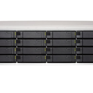 QNAP ES1686dc-2142IT-96G 16-Bay Diskless 3U Rackmount NAS, Intel Xeon D-2142IT per controller, 96GB DDR4 ECC