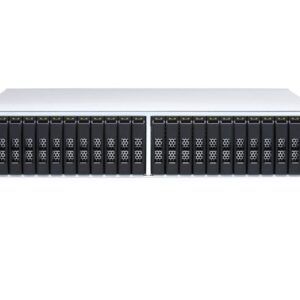 QNAP ES2486dc-2142IT-128G 24-Bay 2U Rackmount Enterprise ZFS NAS, Intel Xeon D-2142IT per controller,128GB