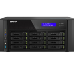 QNAP TS-h1290FX-7232P-64G, 12-Bay U.2 NVMe PCIe Gen4 x4 all-flash desktop NAS, AMD EPYC 7232P, 12 x 2.5" U.2