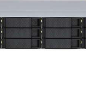 QNAP TL-R1200S-RP 12-bay 2U rackmount SATA JBOD expansion unit, redundant PSU, 2 Year WTY