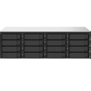 QNAP TS-1673AU-RP-16G 16-bay rackmount NAS, AMD Ryzenâ„¢ Embedded V1500B quad-core 2.2 GHz processor, 16GB