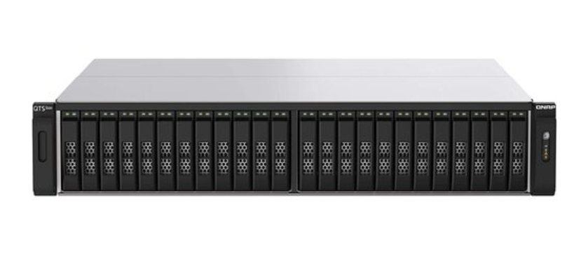 QN17473 QNAP TS-h2490FU-7302P-128G, 24-Bay all-flash NAS, NVMe Gen3 x4, AMD EPYC 7302P 3.0GHz, 128GB RAM, 2 x 2.5GbE