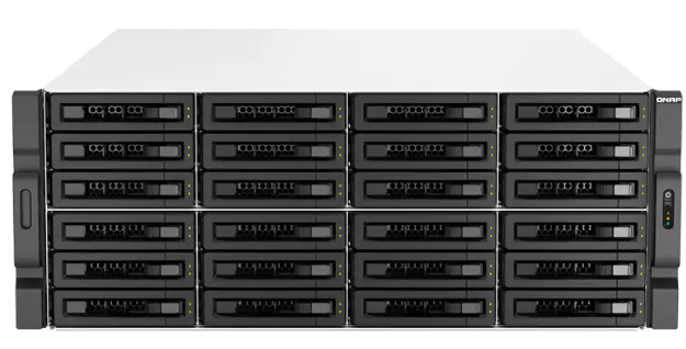 QN17482 QNAP TS-h3087XU-RP-E2378-64G, 30-Bay 4U rackmount NAS, Intel Xeon E-2378 8 cores/16 threads 2.6 GHz processor