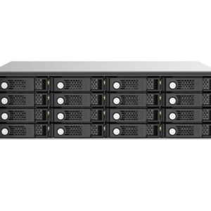 QNAP TL-R1620Sep-RP 16-bay 3U rackmount SAS 12Gbps JBOD expansion enclosure with SAS expander, 2.5"/3.5" SAS