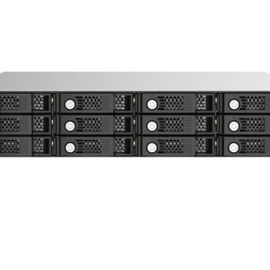 QNAP TL-R1220Sep-RP 12-bay 2U rackmount SAS 12Gbps JBOD expansion enclosure with SAS expander, 2.5:/3.5" SAS