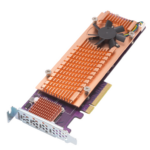 QNAP - Quad M.2 PCIe SSD expansion card; supports up to four M.2 2280 formfactor M.2 PCIe (Gen3 x4) SSDs;