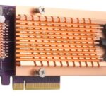 QNAP DUAL M.2 22110/2280 PCIE (Gen3 x 4) NVME SSD EXPANSION CARD. PCIe and Lanes: PCIe Gen3 x 8. Low-profile