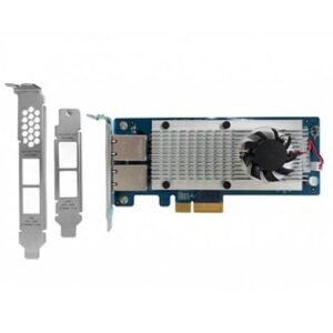 QNAP Dual 10GbE Ports with SR-IOV and iSCSI, Block-based, Supports Multiple Virtual Disk Modes[QXG-10G2T-X710]