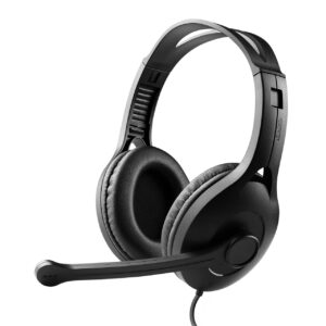 USB-K800 Edifier K800 USB Headset with Microphone – 120 Degree Microphone Rotation, Leather Padded Ear Cups