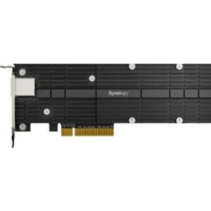 Synology E10M20-T1 10Gbe & M.2 SSD Adapter Card supporting SNV3400 and SNV3500 only.