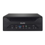 Shuttle XH610 XPC Intel 14th/13th/12th Gen LGA1700 socket, 3L, H610, 2x LAN, 2x COM, HDMI, DP, VGA, 3x 2.5′ HDD/SSD, 120W