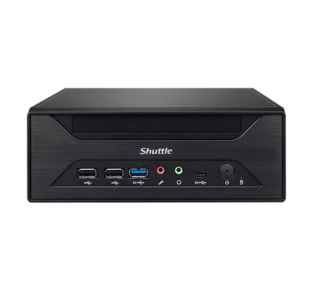 SYS-XH610 Shuttle XH610 XPC Intel 14th/13th/12th Gen LGA1700 socket, 3L, H610, 2x LAN, 2x COM, HDMI, DP, VGA, 3x 2.5′ HDD/SSD, 120W