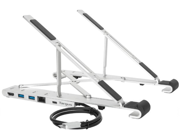 TA65105 Targus AWU100005GL Portable Stand & Dock +INTEGRATED DOCK -USB-C INPUT, DISPLAY PORT 1.2 ALT MODE PD