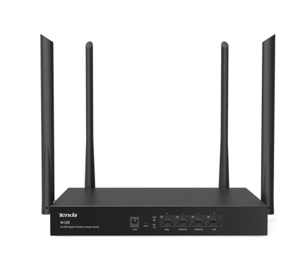 TD84009 TENDA (W18E) AC1200 Gigabit Wireless Hotspot Router