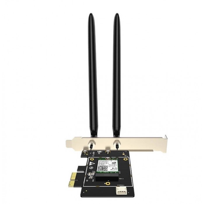 TD86082 Tenda (E33) AX5400 Tri-band Wi-Fi 6E Bluetooth 5.2 PCIe adaptor