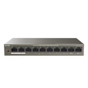 Tenda (TEF1110P-8-63W) 10-Port 10/100Mbps Desktop Switch With 8-Port PoE+