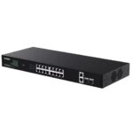 Tenda ( TEG1120P-16-150W ) 18GE+2SFP Ethernet Switch With 16-Port PoE+