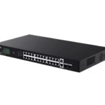 Tenda ( TEG1128P-24-250W ) 26GE+2SFP Ethernet Switch With 24-Port PoE+