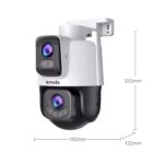 Tenda (CH10) 10MP Dual-lens Linkage Outdoor Wi-Fi Pan/Tilt Camera