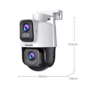 Tenda (CH10) 10MP Dual-lens Linkage Outdoor Wi-Fi Pan/Tilt Camera