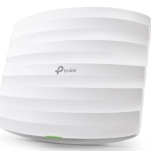 TP-Link 300Mbps Wireless N Ceiling Mount Access Point, Qualcomm, 300Mbps at 2.4GHz, 802.11b/g/n, 1 10/100Mbps