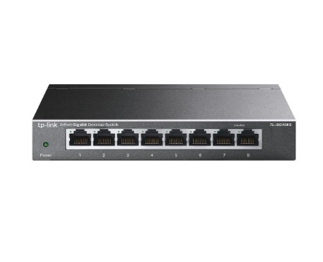 TL30080 TP-Link 8-Port Gigabit Desktop Switch, 8× Gigabit RJ45 Ports, 3-Year WTY