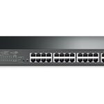 TP-Link JetStreamâ„¢ 24-Port 10/100 Mbps + 4-Port Gigabit Smart Switch with 24-Port PoE+, 5-Year WTY