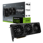 ASUS nVidia GeForce PRIME-RTX5080-O16G OC Edition 16GB GDDR7 2655 MHz Boost Clock 30 Gbps 256-bit Digital Max Resolution 7680 x 4320