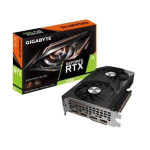 Gigabyte GeForce RTX™ 3060 WINDFORCE OC 12G 2.0, 1792 MHz, CUDA 3584, 15000 MHz, GDDR6, 192 bit, PSU 550W, 8 pin*1, DisplayPort 1.4a *2 HDMI 2.1 *2