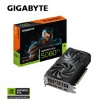 Gigabyte GeForce RTX™ 5060 Ti WINDFORCE MAX OC 8G, 2587 MHz, CUDA 4608, 28 Gbps, GDDR7, 128 bit, PCI-E 5.0, PSU 650W, DisplayPort 2.1b *3 HDMI 2.1b *1