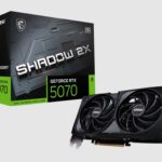 MSI nVidia GeForce RTX™ 5070 12G SHADOW 2X OC, PCI Express® Gen 5, Boost: 2542 MHz, CUDA 6144 Units, 12GB GDDR7, HDMI™ x 1
