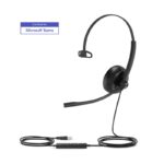 Yealink (UH34 SE Mono Teams USB-C) Microsoft Certified Teams USB Wired Headset, Mono, USB-C, 3.5mm Jack,