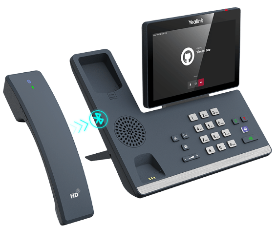 YL70501 Yealink (MP58-WH E2 Teams ) Premium Phone for Microsoft Teams, 7" Multi-point Touch Screen, Built-in