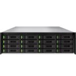 QSAN XCubeDAS XD5316S01 3U16, Single-Upgradable DAS system, 5-ported 12Gb SAS3 ports, redundant power supply. Slide rail kit