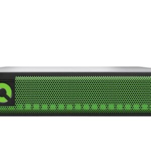 QSAN XE5 NVMe-oF JBOF XE5026D-100G Dual Controller, Intel 4-core Xeon, DDR4 16GB, 100GbE QSFP+ x 4, 2U26, GBIC x 4, Front bezel, Rail kit