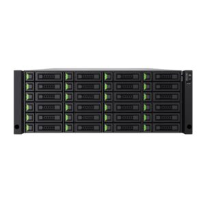 QSAN XCubeNXT XN8124D_8C NXT, Dual Controller, Intel 8-core Xeon, DDR4 32GB, 10GbE SFP+*8, 4U24, GBIC*4, Rail kit, 5-Year Warranty